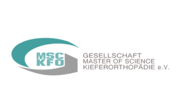 Das Logo der Gesellschaft Master of Science Kieferorthopädie e.V.
